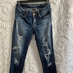 American Eagle Dark Wash Skinny Jeans